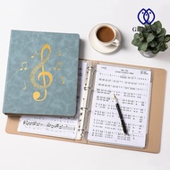 GIOVANNI Loose Leaf Music Score Folder, Flexible 20 Pages Piano Music Sheet File Folder, Music Score