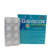 GAVISCON PEPPERMINT TABLET 250MG 16'S {CHEWABLE TABLET}