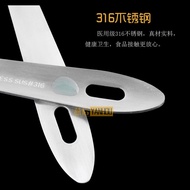 316 Stainless Steel Male Spoon Large Male Spoon Restaurant Hotel Dishes Large Spoon 316L Male Chopst