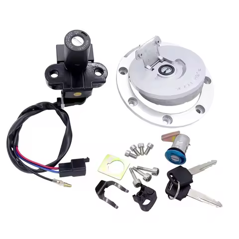 Ignition Switch Lock Fuel Gas Tank Cap Cover Seat Handle Locks Include Key For Honda CB400 SF 1992-1