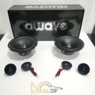 AWAVE CAR AUDIO  AC650C 2 WAY COMPONENT CAR SPEAKER