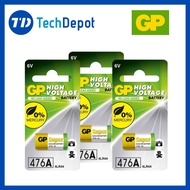 [Bundle of 3] GP Super Alkaline Battery 476A 4LR44 6V 1PCS/CARD×3