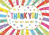 LYWYGG 7x5ft Thank You Backdrop Thank You for All You Do Backdrop We Appreciate You for Photography 