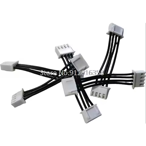 5CM 24 AWG XH2.54 XH 2.54MM 2.54 2P/3P/4P/5P/6 Pin Female Female Double Connector Cable 50MM 1007