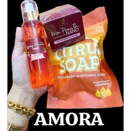 AMORA SKINCARE HQ KRIM PEMUTIH + SPRAY + CITRUS SOAP + CLAYPOWDER