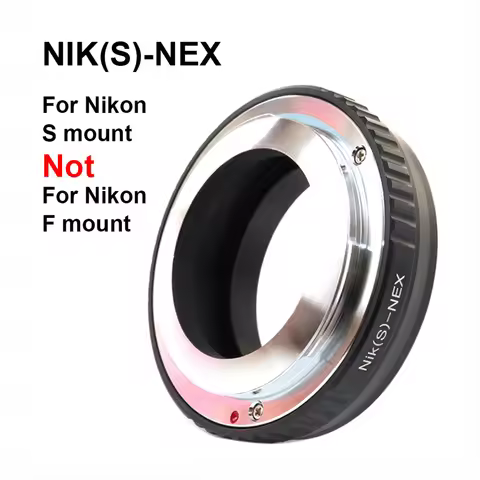 NIK(S)-NEX NIK S - SNY E Mount Adapter Ring For Nikon Rangefinder Camera S mount Lens for Sony FE/E 