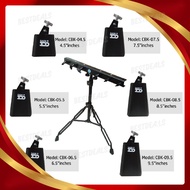 Cowbell Set with Stand – CBK 4.5" to 9.5" Set