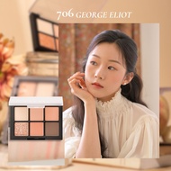 Dinto : Blur-Finish Shadow พาเลตตา 6 หลุม [Official Store]