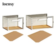 [Ioensy] Portable Reptile Terrarium Container with Lid Ventilation Design Cage Accessories for Lizar