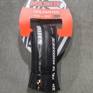 MAXXIS DOLOMITES 700 X 28C KEVLAR TIRES BAN LUAR SEPEDA ROAD SILKWORM