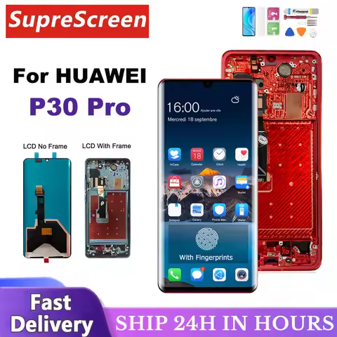 OLED P30 Pro Display for Huawei P30 Pro VOG-L29 VOG-L09 Lcd Display Touch Screen Digitizer Assembly 