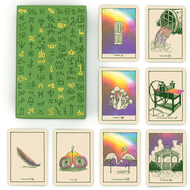 Green Glyphs Lenormand Tarot Card Game Color Blue James R. Eads Brand Gaming Tabletop Card Game for 