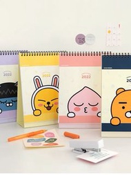 kakao friends 月曆 日曆 2023年 台曆 檯曆 擺設 裝飾 禮物 春植 ryan apeach 屁桃 muzi tube