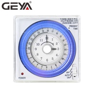 GEYA TB37 Mechanical Din Switch Timer 110V  220V 15 Minute Adjustable Timer Manual Automatic Control