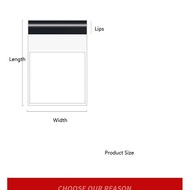 Plastic Mailer Shipping Package Envelope Bag Self Adhesive W