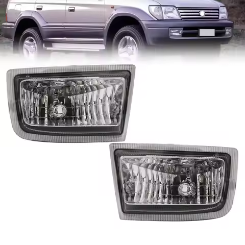 For Car Front Bumper Fog Light Without Bulb For TOYOTA LAND CRUISER PRADO 90 FJ90 3400 1996-2002 812