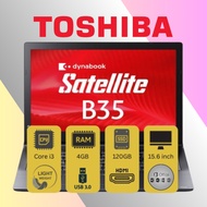 [GRED B LCD] TOSHIBA Lightweight RX3 R730 R731 R732 R30 R734 R63 R64 B35- Core i3/4GB/120GB SSD - Ba