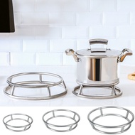 Stainless Steel Wok Pan Support Rack Stand Wok Ring Round Bottom Wok Rack for Gas Stove Fry Pans Kitchen Supplies