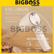 BigBoss - Electric Hand Mixer Wireless Stainless Steel Egg Beater Electric Whisk Mixer Handheld Whis