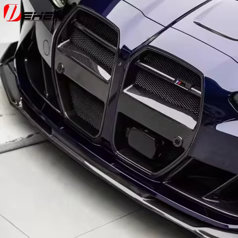 Bumper Racing Grills For BMW G80 G81 M3 G82 G83 M4 2021-in Real Carbon Fiber Front Kidney Grille xDr
