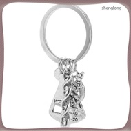 Chemical Molecular Keychain Graduation Stainless Steel Microscope Science Chemistry