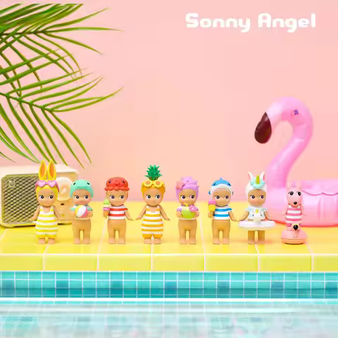 In Stock Original Sonny Angel Blind Box Summer Vacation Series Sun-Kissed Style Mystery Box Desktop 