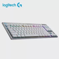 羅技 G913 無線80%機械式遊戲鍵盤-觸感軸 白色
