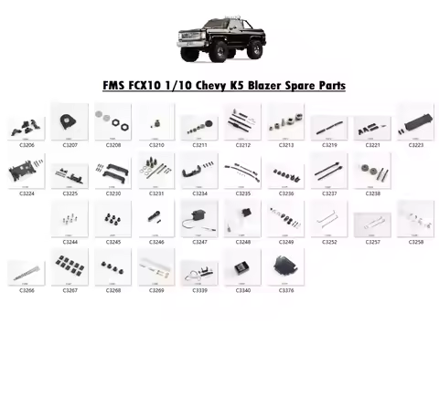 FMS FCX10 1/10 Chevy K5 Blazer RC Crawler Parts