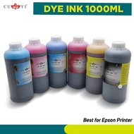 CUYI Dye Ink 1000ml for Ep & Canon Printer Refillable Ink