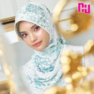 NUNUH FIROJA  ผ้าคลุมผมฮีญาบมุสลิมแบบสวมสำเร็จ ทรงฟองน้ำตาราง (FN-N)