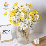 LARGLO Artificial Daisy Flowers, Long Branch Natural Simulation Silk Small Daisy Flowers, High-quali