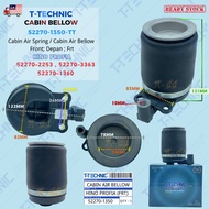 Spring Udara Kabin [Depan] 52270-1350-TT Bellow Kabin Udara Tugas Berat (HD) Hino Profia 52270-1360 
