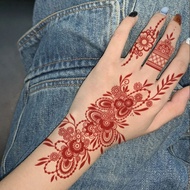 4NVQ henna Flower Flower Lace Totem Hand Back India henna tattoo Sticker henna tattoo