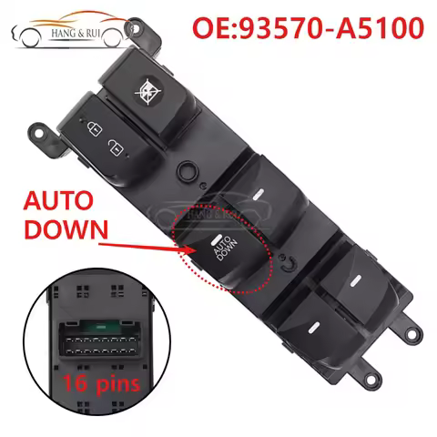 93570-A5100 Front Left Electric Power Window Control Switch for Hyundai Elantra 2014 2015 2016 I30 2