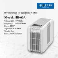 Hailea HB-60A Aquarium Chiller – 1/8HP Cooling Unit (1-Year Warranty)
