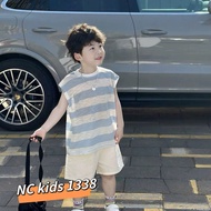 BOYS' COTTON TRACKET SHIRT WITH KAKI PANTS WITH SUPER QUALITY REAL BAG SIZE 10-30KG(3LX)