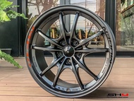 ล้อแม็กใหม่ - MUGEN MF10 - สีเทา - งานYUSTA - ขอบ18  นิ้ว ( 18 x 8.5 x 5 รู114.3 ) ET35/35 - ส่งฟรี 