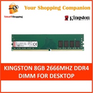 Kingston Memory ValueRAM DDR4 8 GB 2666 MHz DIMM 288-pin Computer Internal Memory (KVR26N19S8/8)
