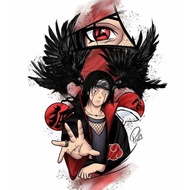 Itachi Uchiha car motorcycle window dashboard variation sticker size A4