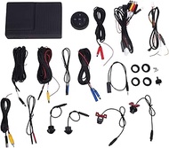 360 Camera, Surround View Parking Camera System with 360° Panoramic Monitor, AI Parking Assist Warni