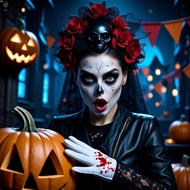 Halloween Bloodstained Gloves Halloween Party Costume Gloves for Haunted House Theater Stage Show