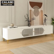 Calami Tv Cabinet European Floor White Tv Cabinet Console Living Room Coffee Table Storage Cabinet CA144