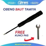 Tamiya Precision Screwdriver FREE Nut Key / REP 74125