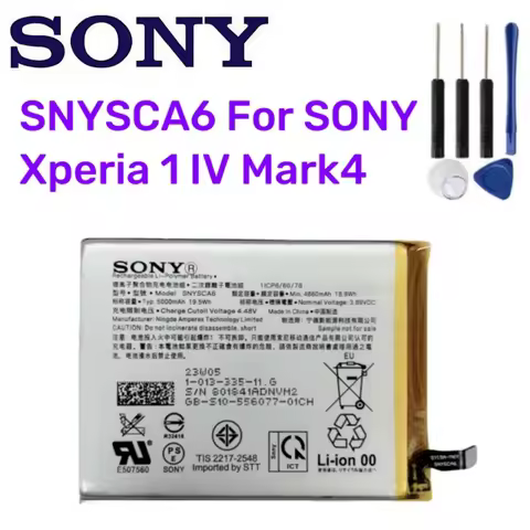 Original SONY SNYSCA6 Battery For SONY Xperia 1 IV Xperia 5V Xperia 1V Mark4 Mark 4 High Quality 500