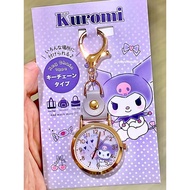 Sanrio JAPAN Kuromi Keychain Watch Purple Pocket Watch/ Watch/
