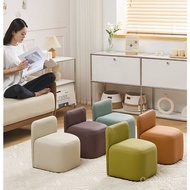 Foot Stool Stool Pier Stool Shoe Changing Stool Household Sofa with Backrest Coffee Table High-End L