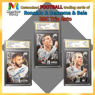 [Mentor Shop] ✨ Ronaldo Benzema Bale BBC Trio Custom Facsimile Signature Card Real Madrid Football C