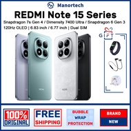 Xiaomi REDMI Note 15 Pro+ Snapdragon 7s Gen 4 / REDMI Note 15 Pro Dimensity 7400 Ultra /REDMI Note 1