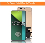 หน้าจอ LCD Redmi Note 13 Pro 5g / Poco X6 จอพร้อมทัชกรีน จอ + ทัช สำหรับ Redmi Note 13 Pro 5gสีดำ Bl