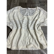 Beige lace t-shirt